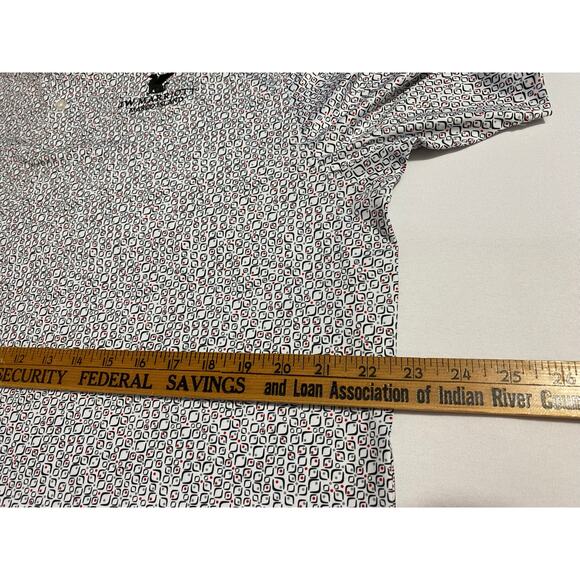 JW Marriott Marco Island Black White Polo Shirt Size Large NEW - Picture 3 of 7